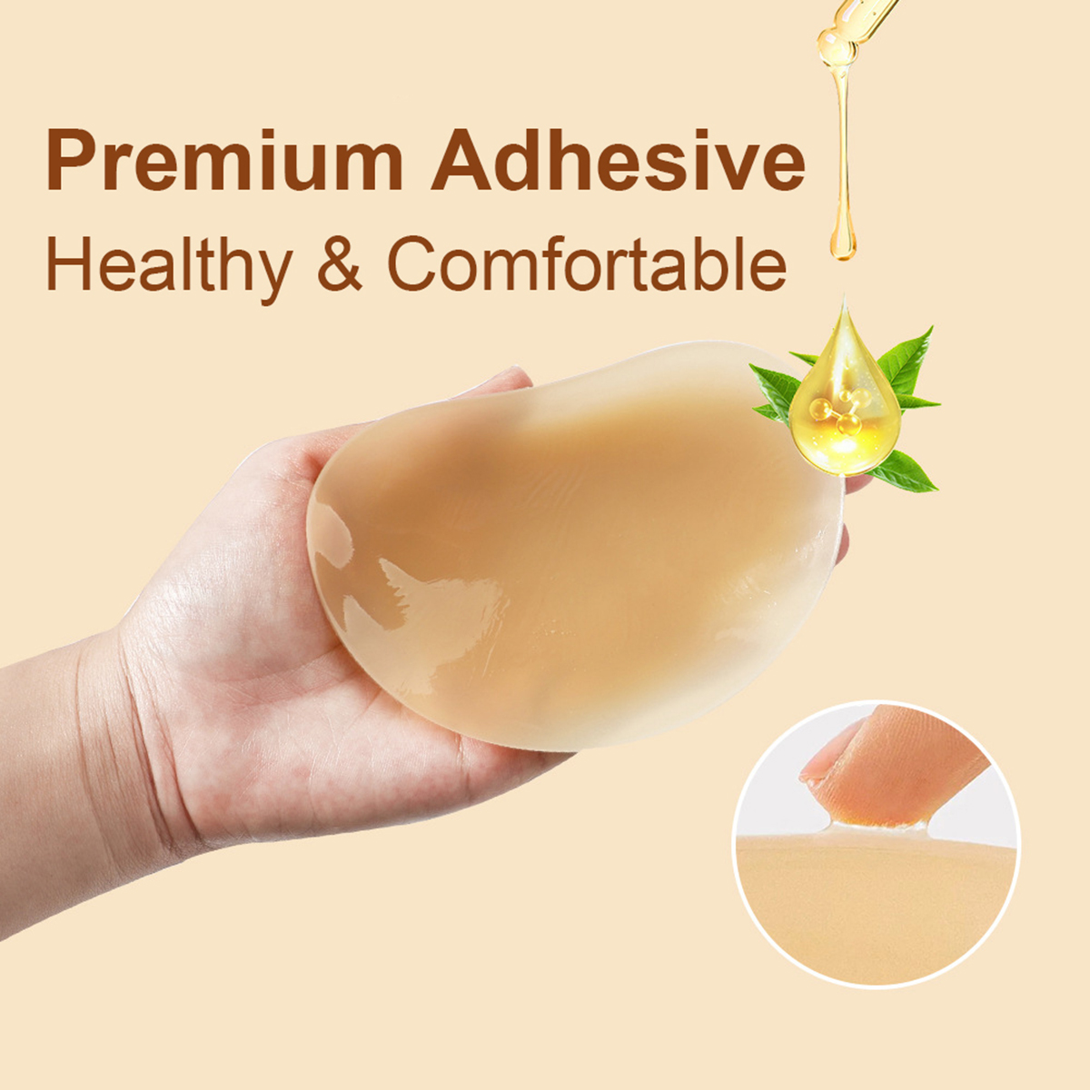 3Pairs Crescent Nipple Cover S - Push Up Bra Padded ulasan dan harga