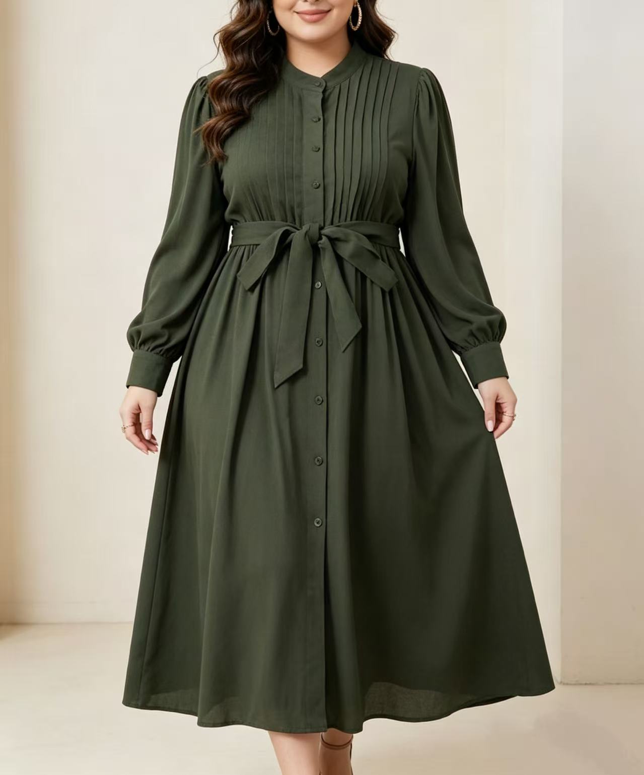 Plus size women's army green p - Corset Waist Cinch ulasan dan harga
