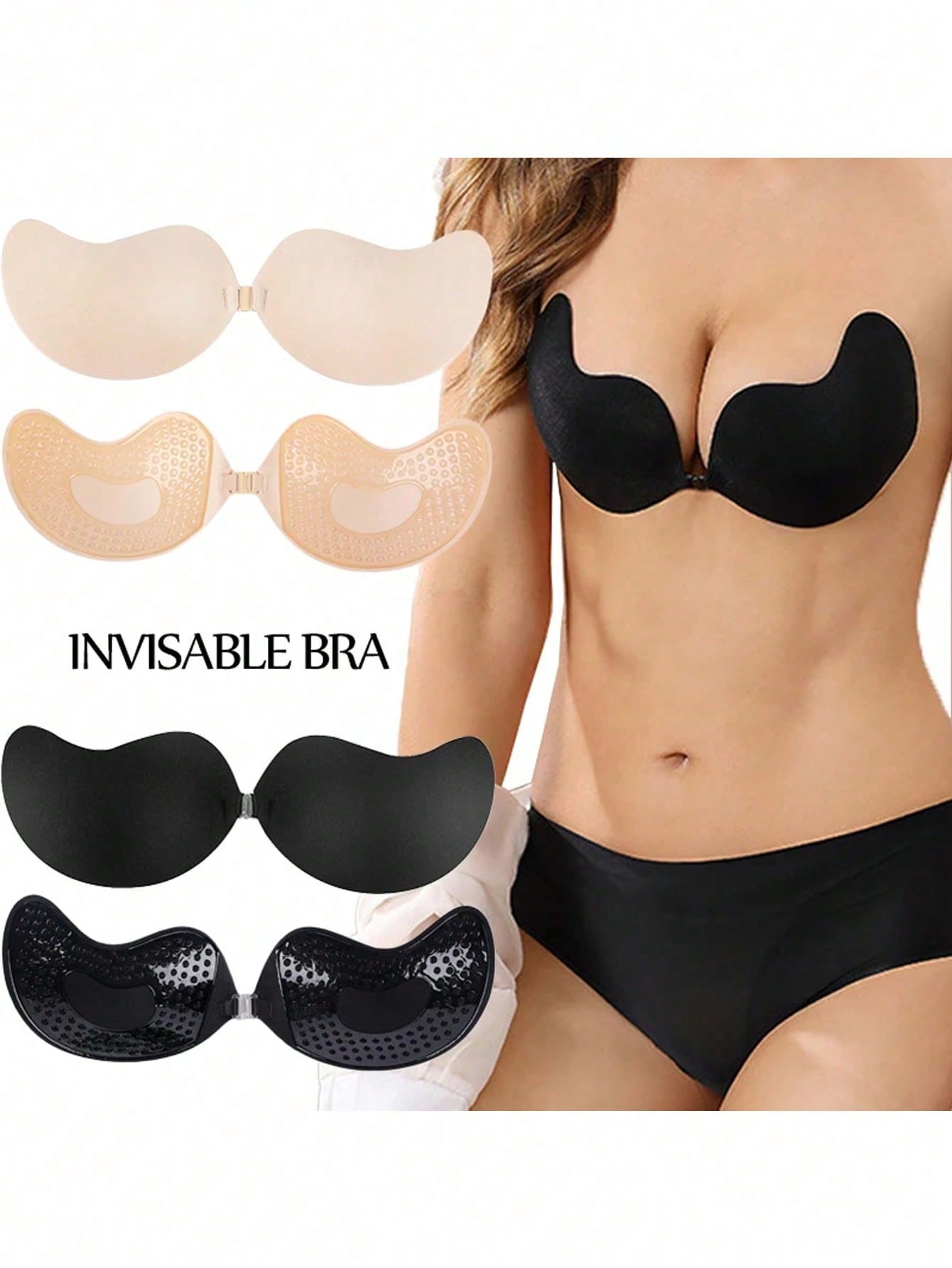 2-pack Women's Self-Adhesive I - Push Up Bra Padded ulasan dan harga